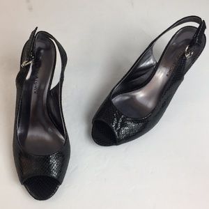 Etienne Aigner open toe high heels sandals